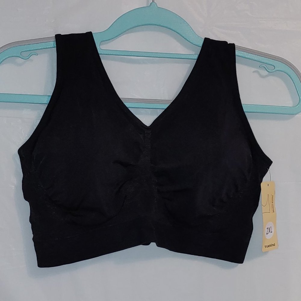 Shapermint Everyday Wireless Bralette Black Size 2XL